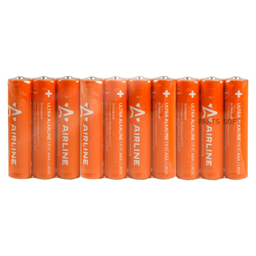 Батарейка AAA/LR03 "AIRLINE" (щелочная) (10 шт.) - AIRLINE None None